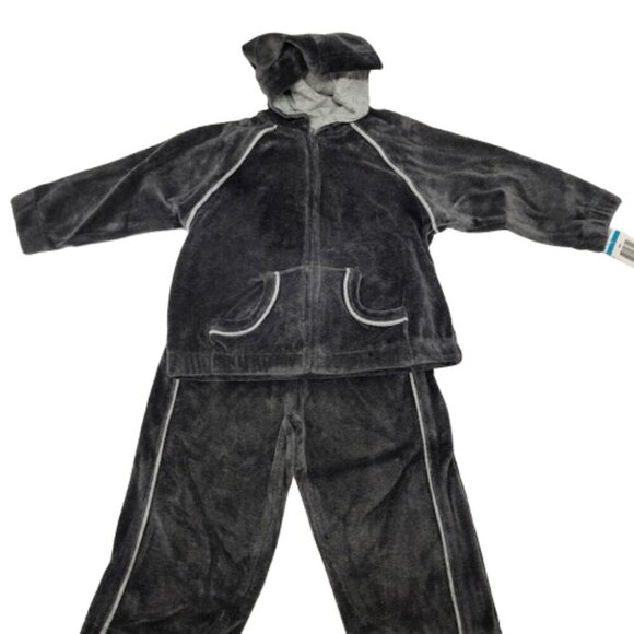 Green Dog Charcoal Grey Y2K Cotton/Polyester Track Suit Kids 24 Months NWT - Picture 1 of 14